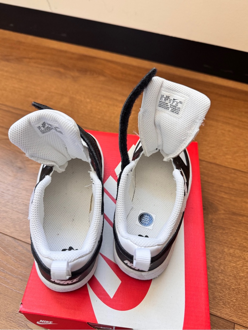 New Nike Court Borough Low Recraft Kids/Toddler Sneakers 10C - Picture 5 of 7